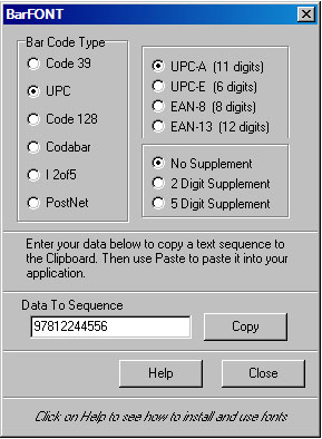 BarFont Tools